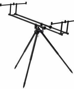 DAM Alu Tri Pod Matt Black 3 Rod Rod Pods