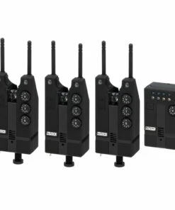 DAM MAD Hi-T Bite Alarm Set 3+1 All Blue Bite Alarms