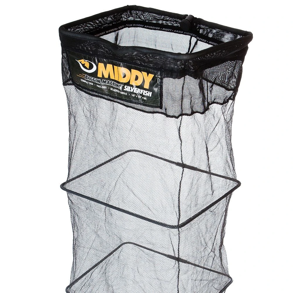 Middy Baggin Machine Silverfish Fast-Dry Mono Keepnet Nets 1 Middy Baggin Machine Silverfish Fast-Dry Mono Keepnet Nets