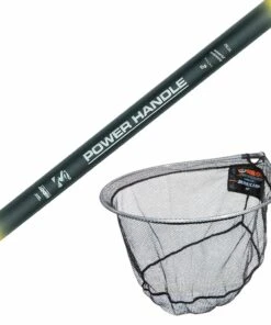 Middy Landing Net & Handle Coarse Combo Nets