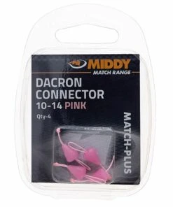 Middy Dacron Connectors Terminal Tackle 12 Middy Dacron Connectors Terminal Tackle -Best Fishing Gear Shop middy dacron connectors 10 14 pink