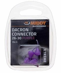 Middy Dacron Connectors Terminal Tackle 15 Middy Dacron Connectors Terminal Tackle -Best Fishing Gear Shop middy dacron connectors 26 30 purple