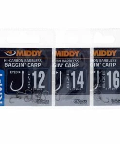 Middy KM-1 Baggin' Carp Hooks Terminal Tackle