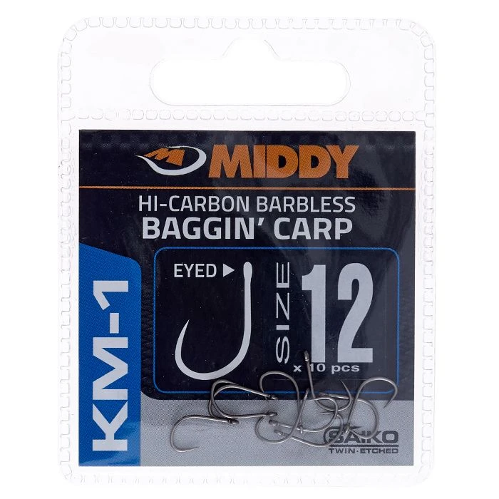 Middy KM-1 Baggin' Carp Hooks Terminal Tackle 2 Middy KM-1 Baggin' Carp Hooks Terminal Tackle - Image 2