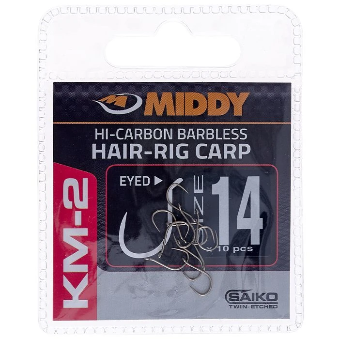 Middy KM-2 Hair-Rig Eyed Hooks Terminal Tackle 7 Middy KM-2 Hair-Rig Eyed Hooks Terminal Tackle - Image 7