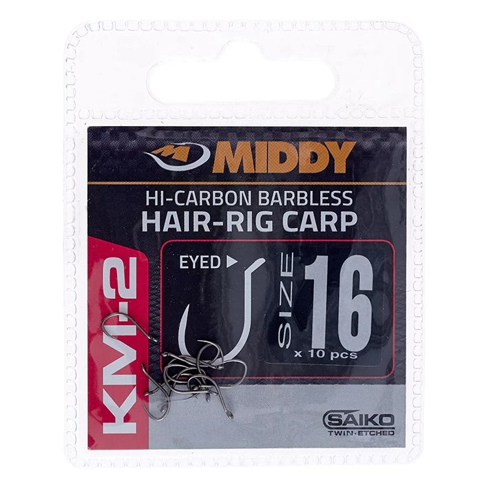 Middy KM-2 Hair-Rig Eyed Hooks Terminal Tackle 9 Middy KM-2 Hair-Rig Eyed Hooks Terminal Tackle - Image 9