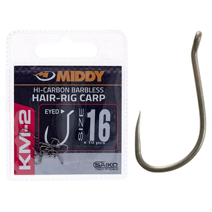 Middy KM-2 Hair-Rig Eyed Hooks Terminal Tackle 8 Middy KM-2 Hair-Rig Eyed Hooks Terminal Tackle - Image 8