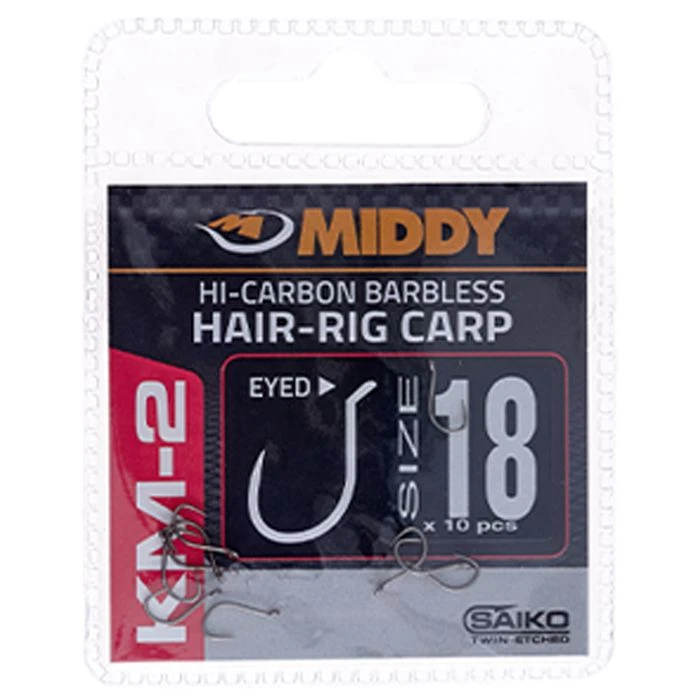 Middy KM-2 Hair-Rig Eyed Hooks Terminal Tackle 11 Middy KM-2 Hair-Rig Eyed Hooks Terminal Tackle - Image 11