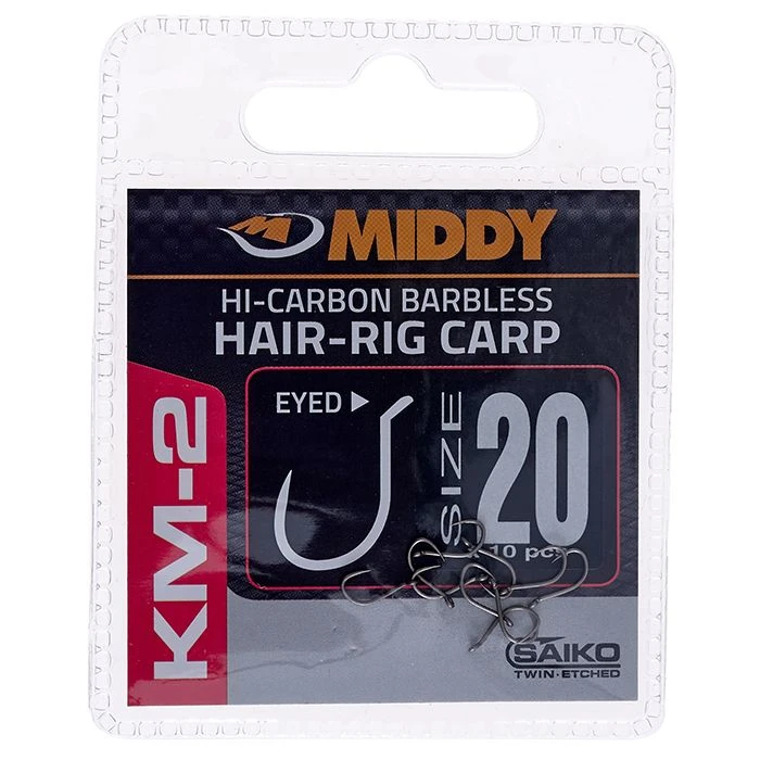 Middy KM-2 Hair-Rig Eyed Hooks Terminal Tackle 13 Middy KM-2 Hair-Rig Eyed Hooks Terminal Tackle - Image 13