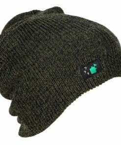 Thinking Anglers Moss Green Beanie Clothing