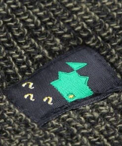 Thinking Anglers Moss Green Beanie Clothing -Best Fishing Gear Shop thinking anglers antique moss green 3