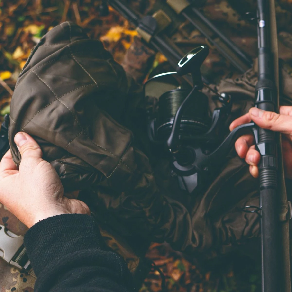 Thinking Anglers Camfleck Reel Pouch Luggage 3 Thinking Anglers Camfleck Reel Pouch Luggage - Image 3