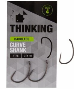 Thinking Anglers Curve Shank Barbless Hooks Terminal Tackle